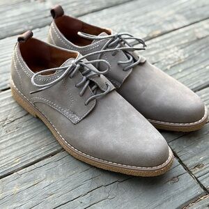 Deer Stags Zander Oxford Boys Dress Shoes Size 4.5M Gray